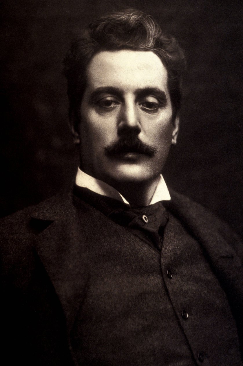Giacomo Puccini (1858-1924) door Unknown