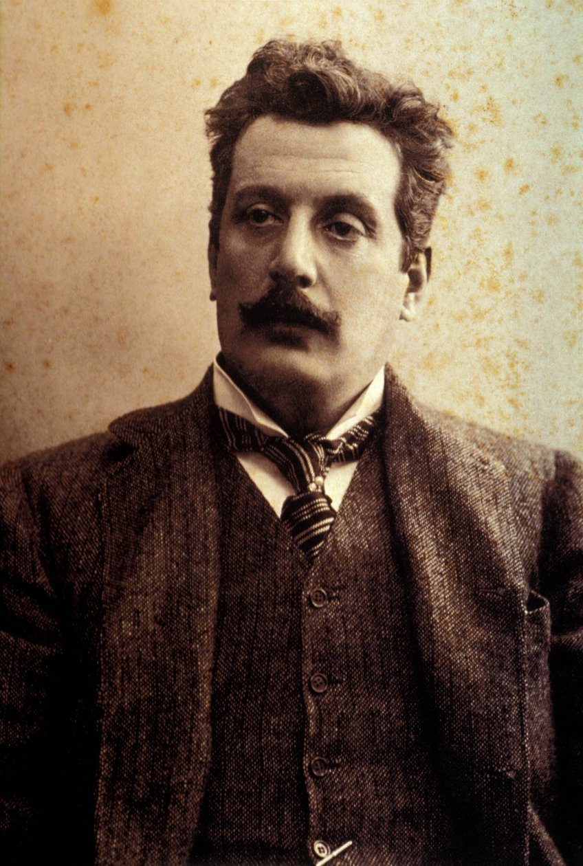 Giacomo Puccini (1858-1924) door Unknown