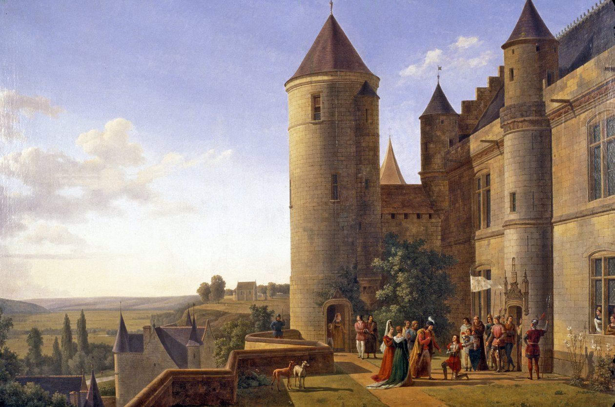 Indre & Loire N* 183 - Kasteel van Loches - Ontmoeting van Karel VII en Jeanne d