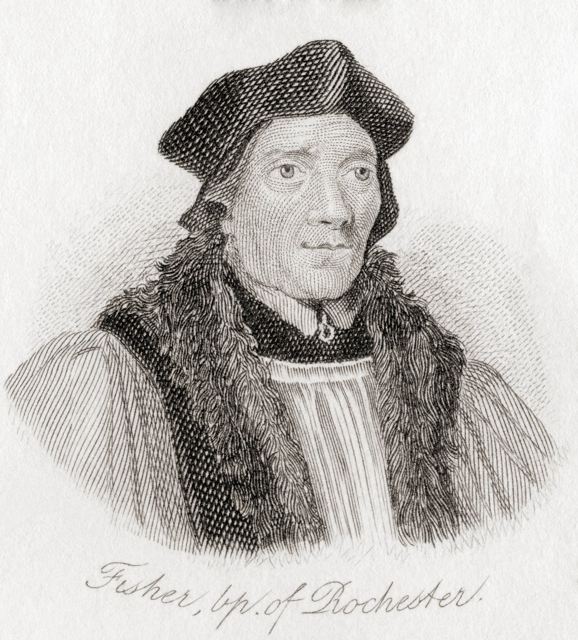 John Fisher, ca. 1469 - 1535. Engelse katholieke bisschop en theoloog. door Unknown