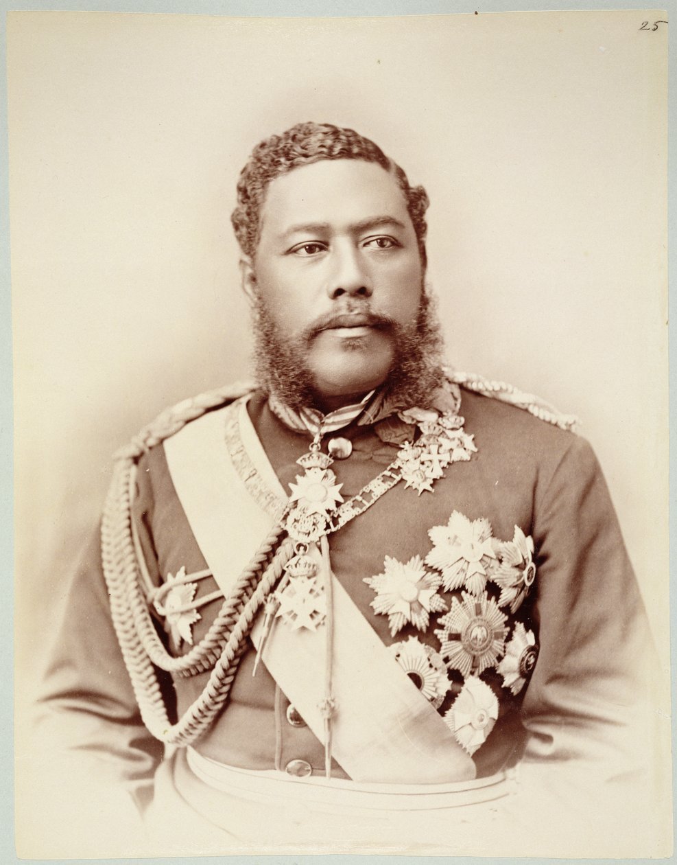 Koning Kalakaua (1836-91) door Unknown