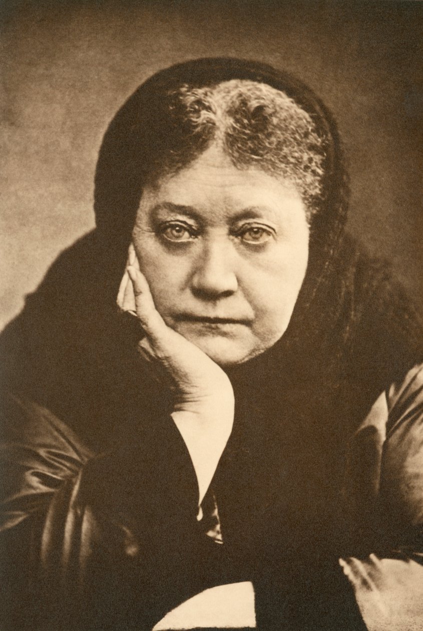 Portret van Helena Blavatsky, c.1880 door Unknown