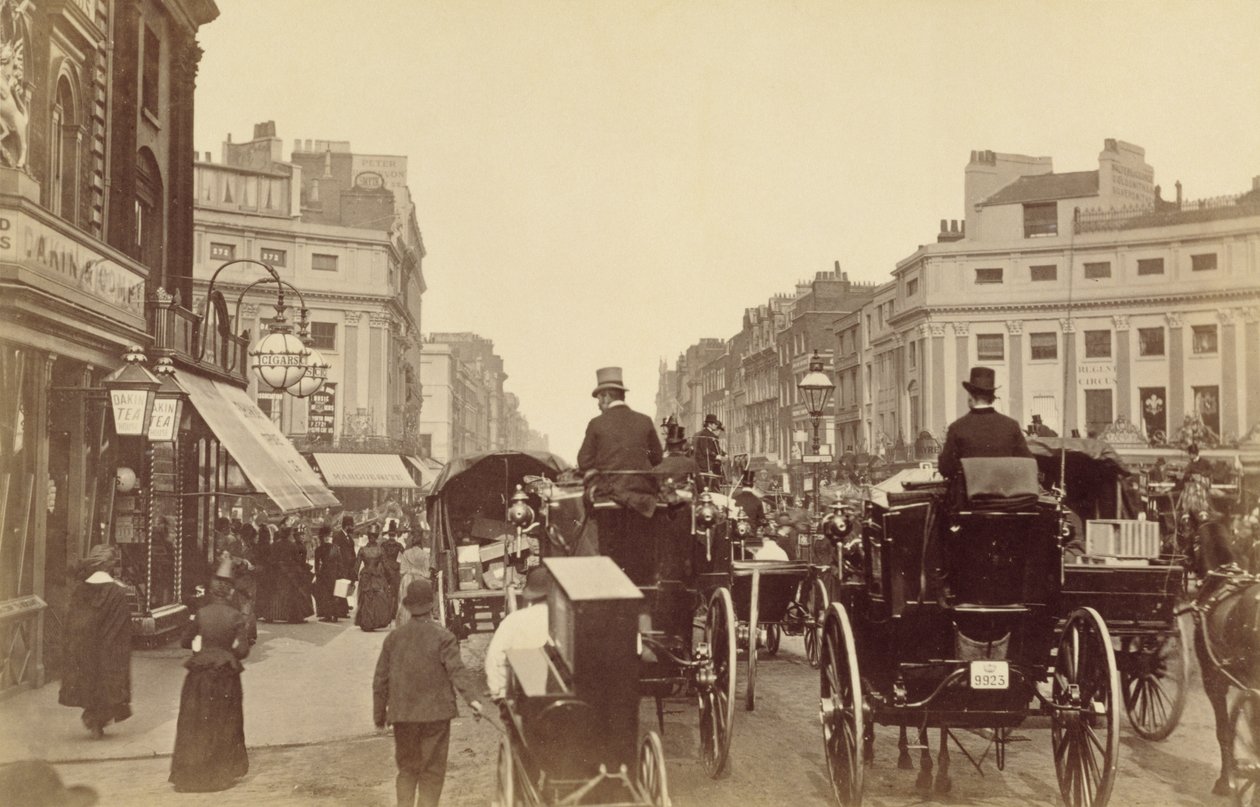 Regent Circus, Londen, c.1880 door Unknown