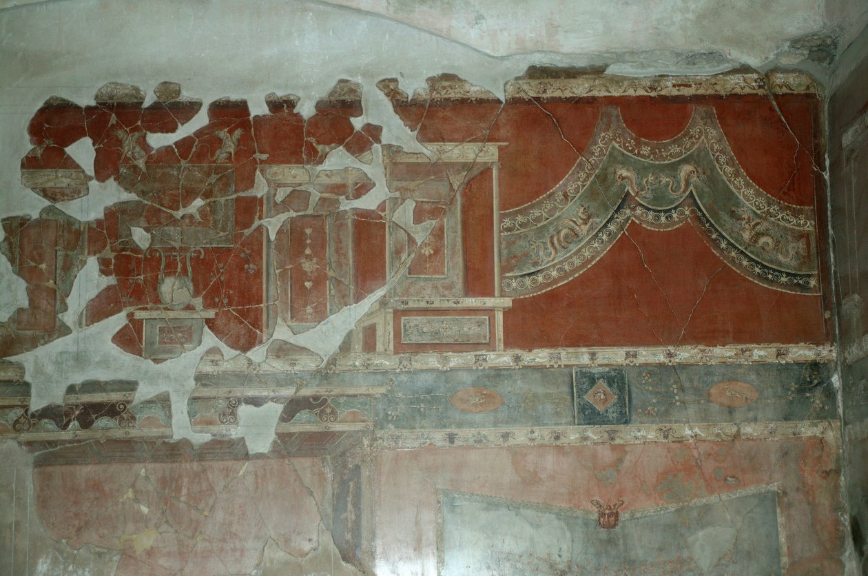 Muur in het Huis van de Houten Scheidingswand door Unknown