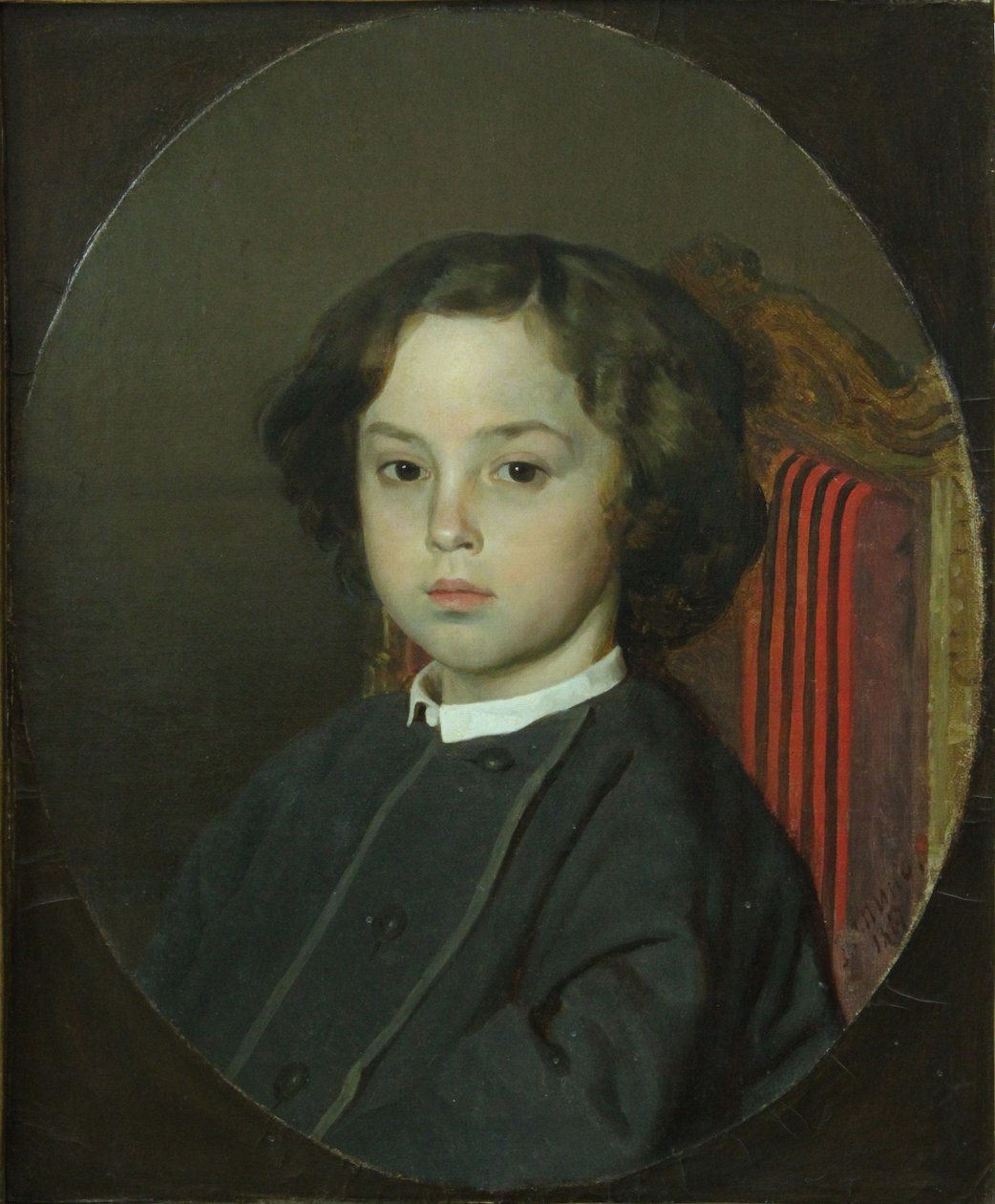 Portret van een jongen door Илья Ефимович Репин