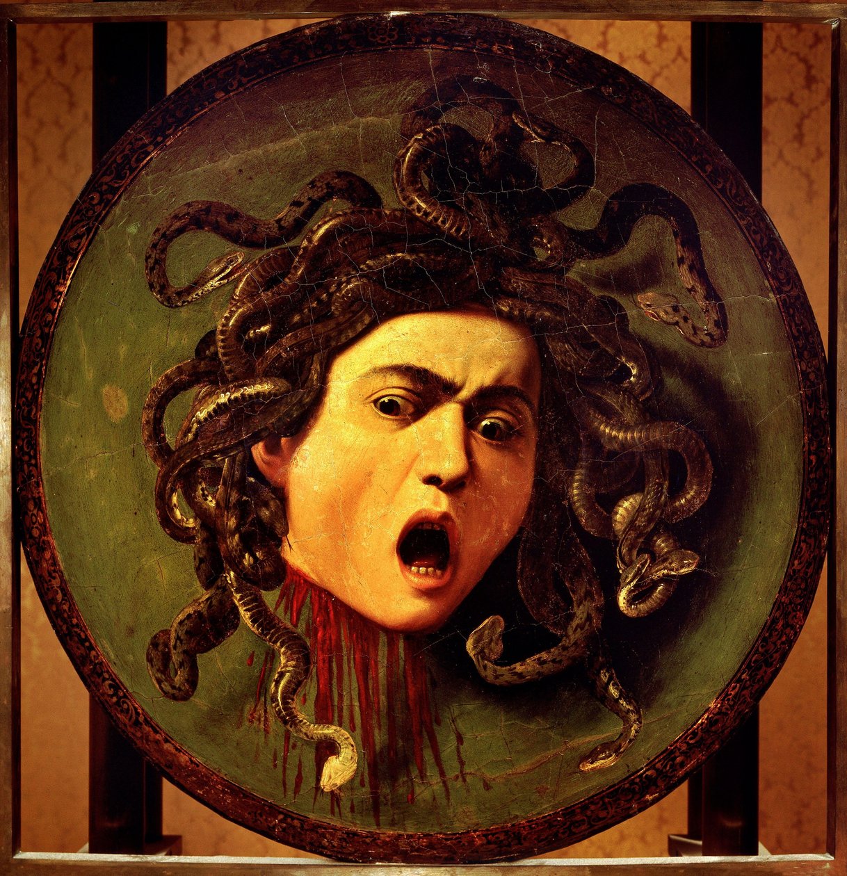 Medusa door Michelangelo Merisi Caravaggio