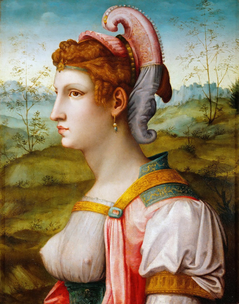Sybille door Francesco Ubertini Bacchiacca