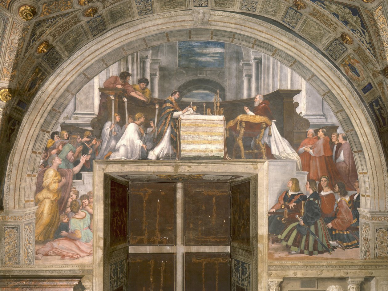 Mis van Bolsena door Raffaello Sanzio Raphael