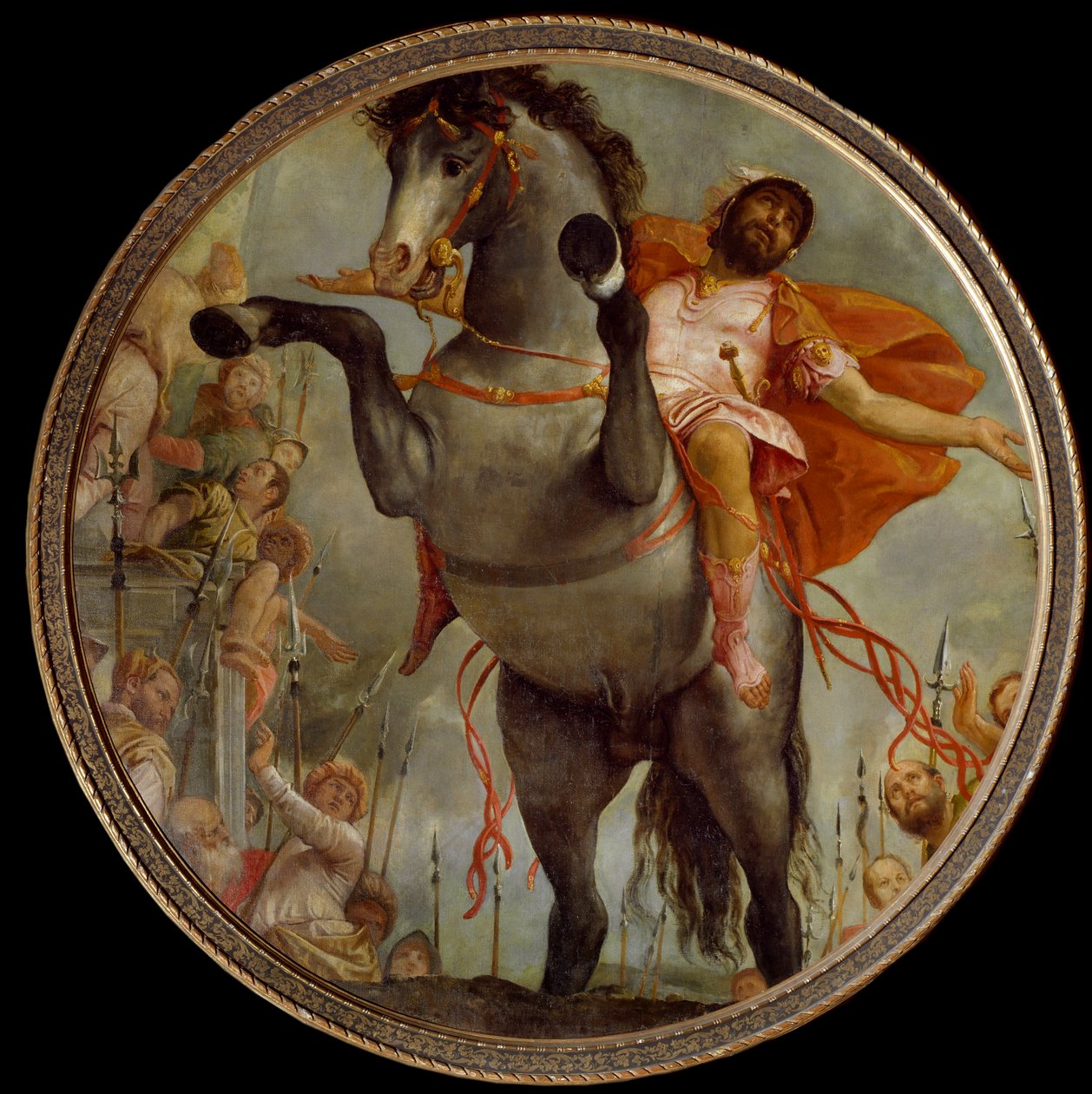 De dappere Marcus Curtius door Veronese