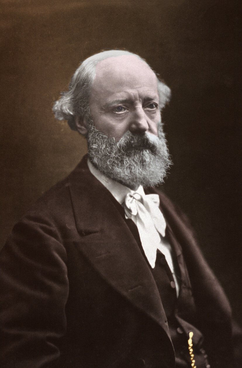Eugene Viollet Le Duke, c.1870-1875 door Nadar