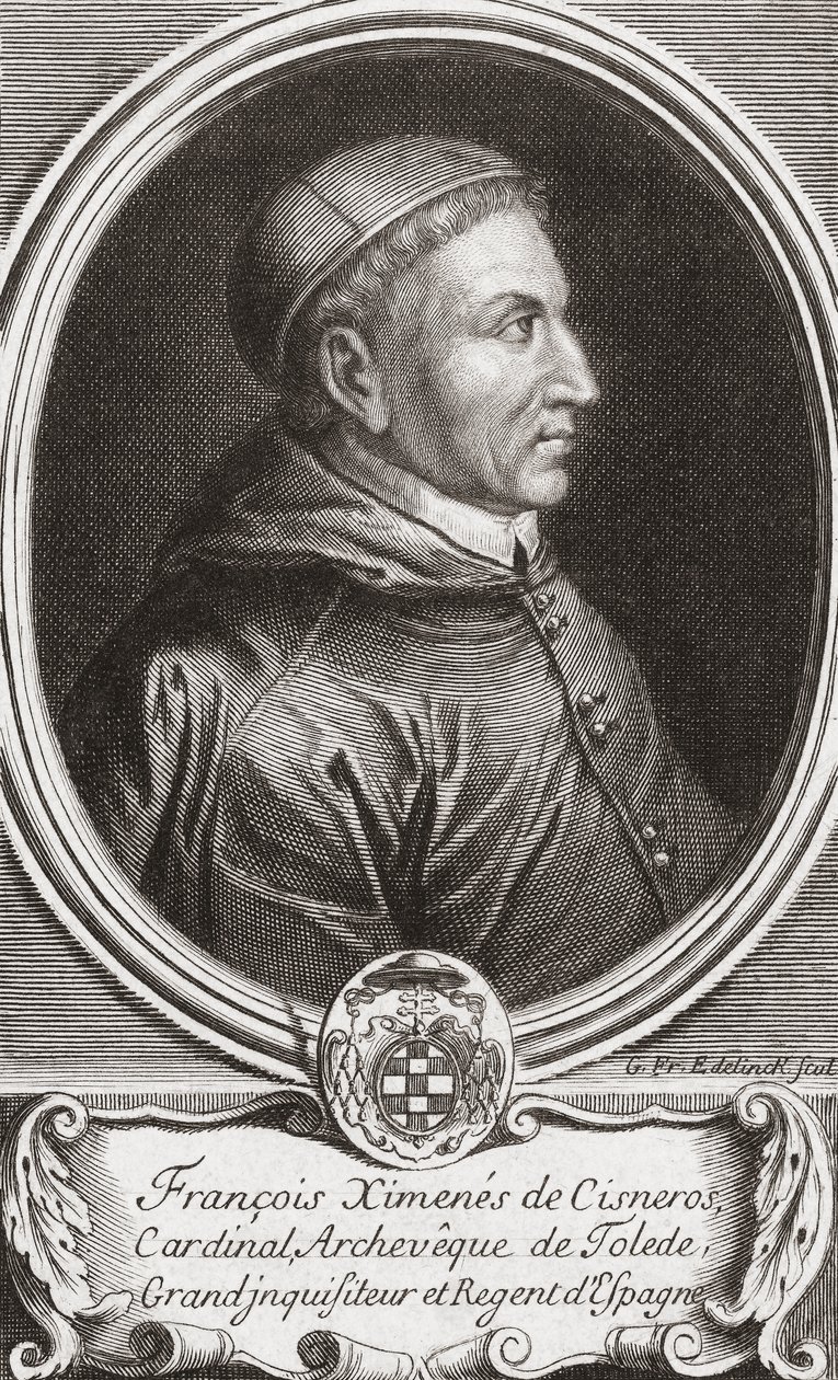 Francisco Jiménez de Cisneros. Portret door (after) French School