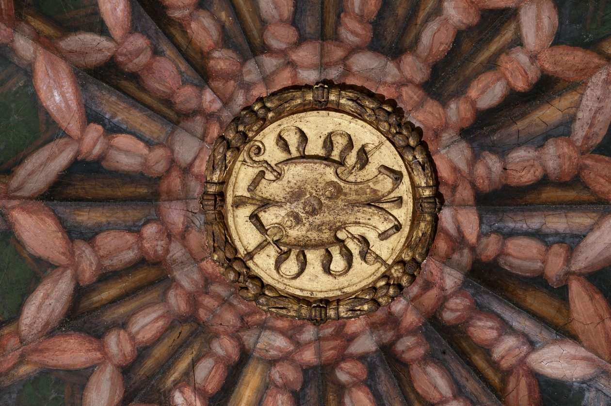Detail van het gewelf door (c.1489 1534) Correggio