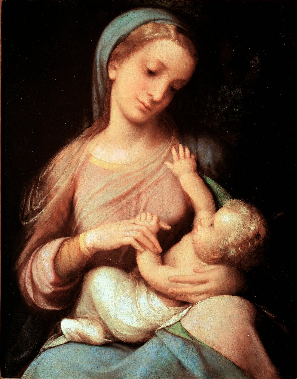 Maagd en Kind door (c.1489 1534) Correggio