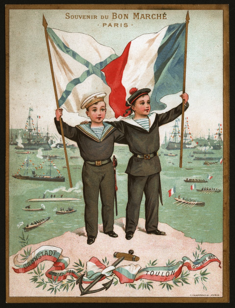 Frans-Russische alliantie door Unknown