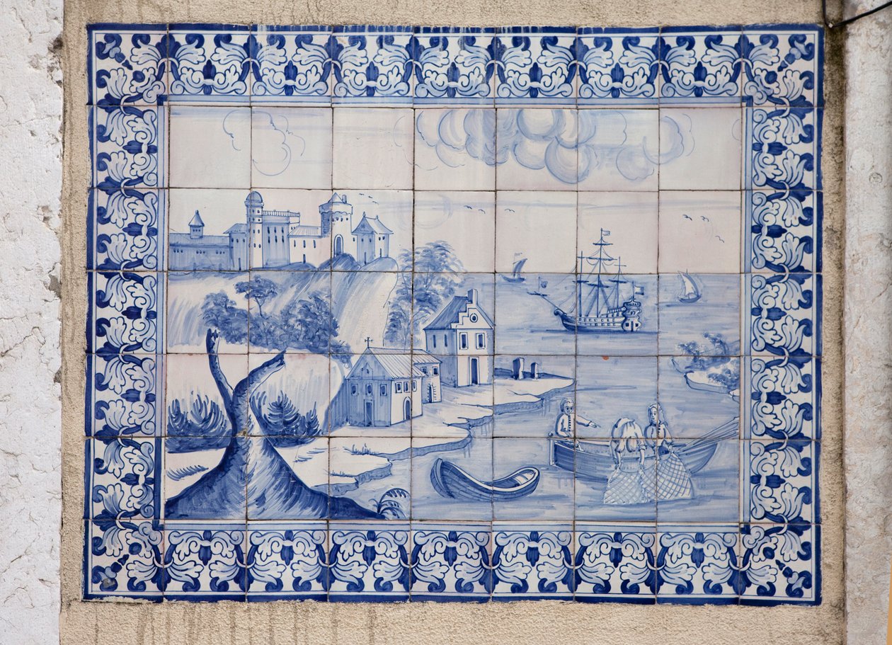 Azulejo, Lissabon, Portugal door Unknown