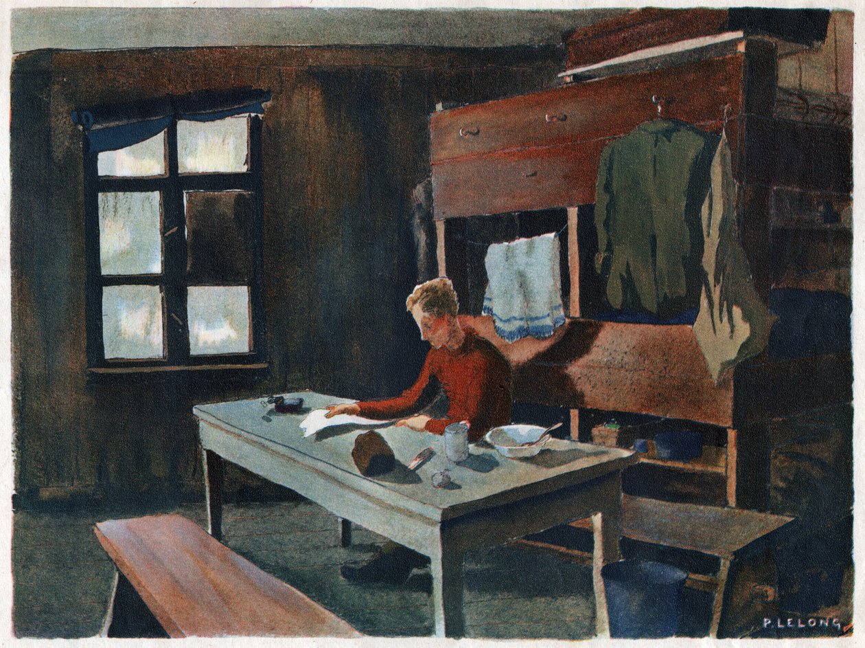 Gevangenenkamp in Duitsland door Unknown
