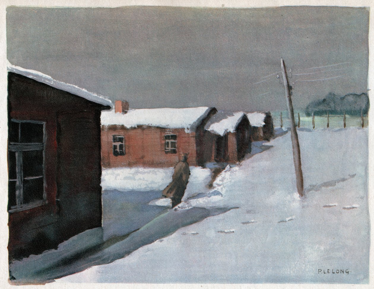 Gevangenenkamp in Duitsland door Unknown