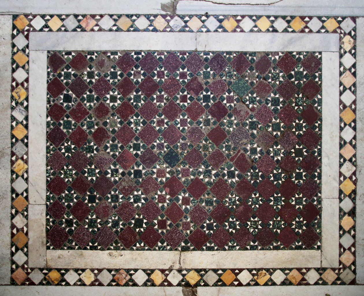 Cosmati-vloer door Unknown