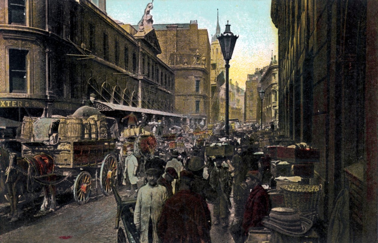Londen - Billingsgate door Unknown