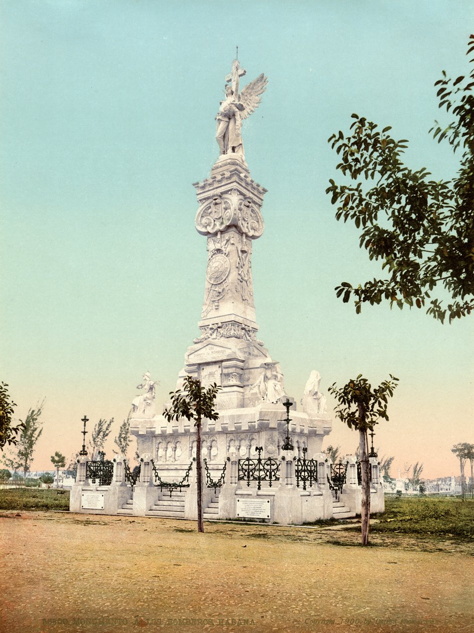 Monumento a los Bomberos, Cemeterio de Colon, Havana, 1900 door Unknown