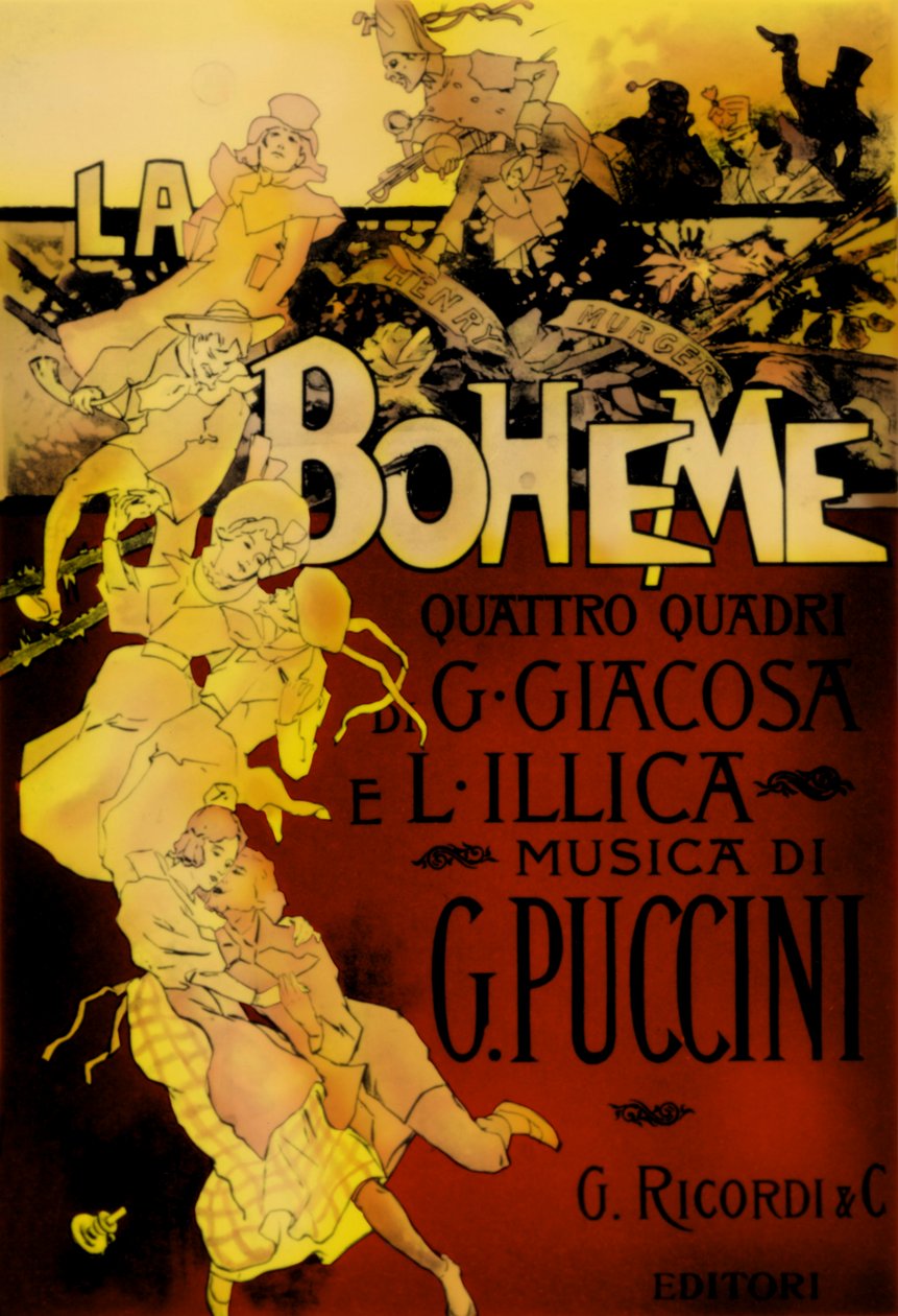 PUCCINI - La Boheme door Unknown