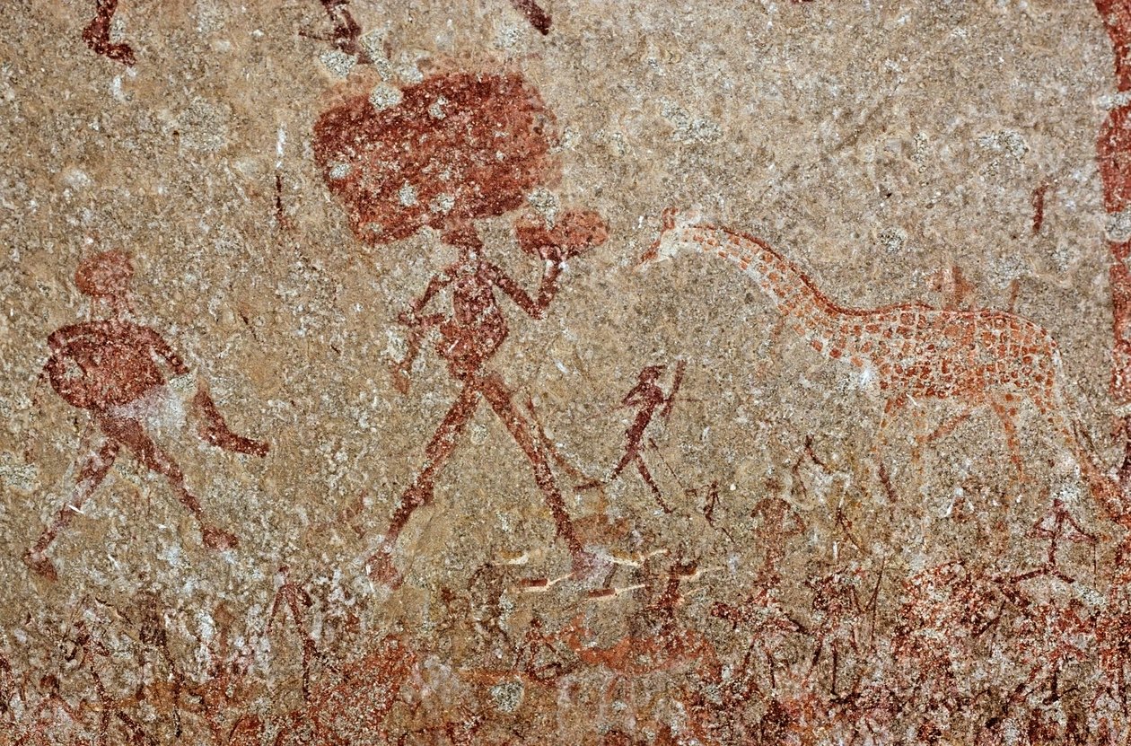 San schilderij, Zuid-Afrika door Unknown