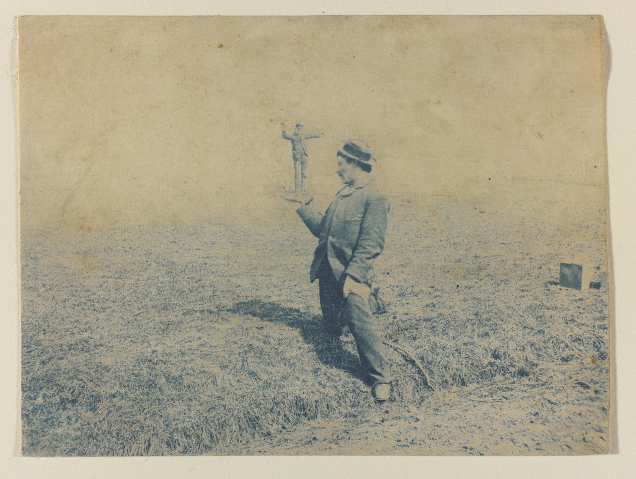 G.A. Reid en Chas. Wagner: Philadelphia in perspectief, ca. 1883 (cyanotype) door American Photographer