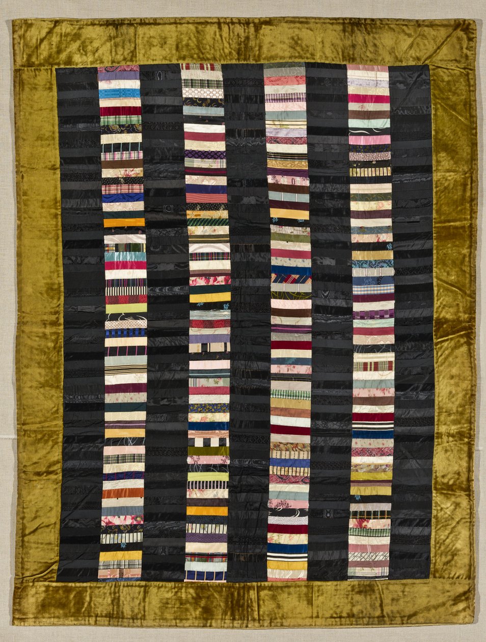 Strippie Quilt, c.1880 door American School