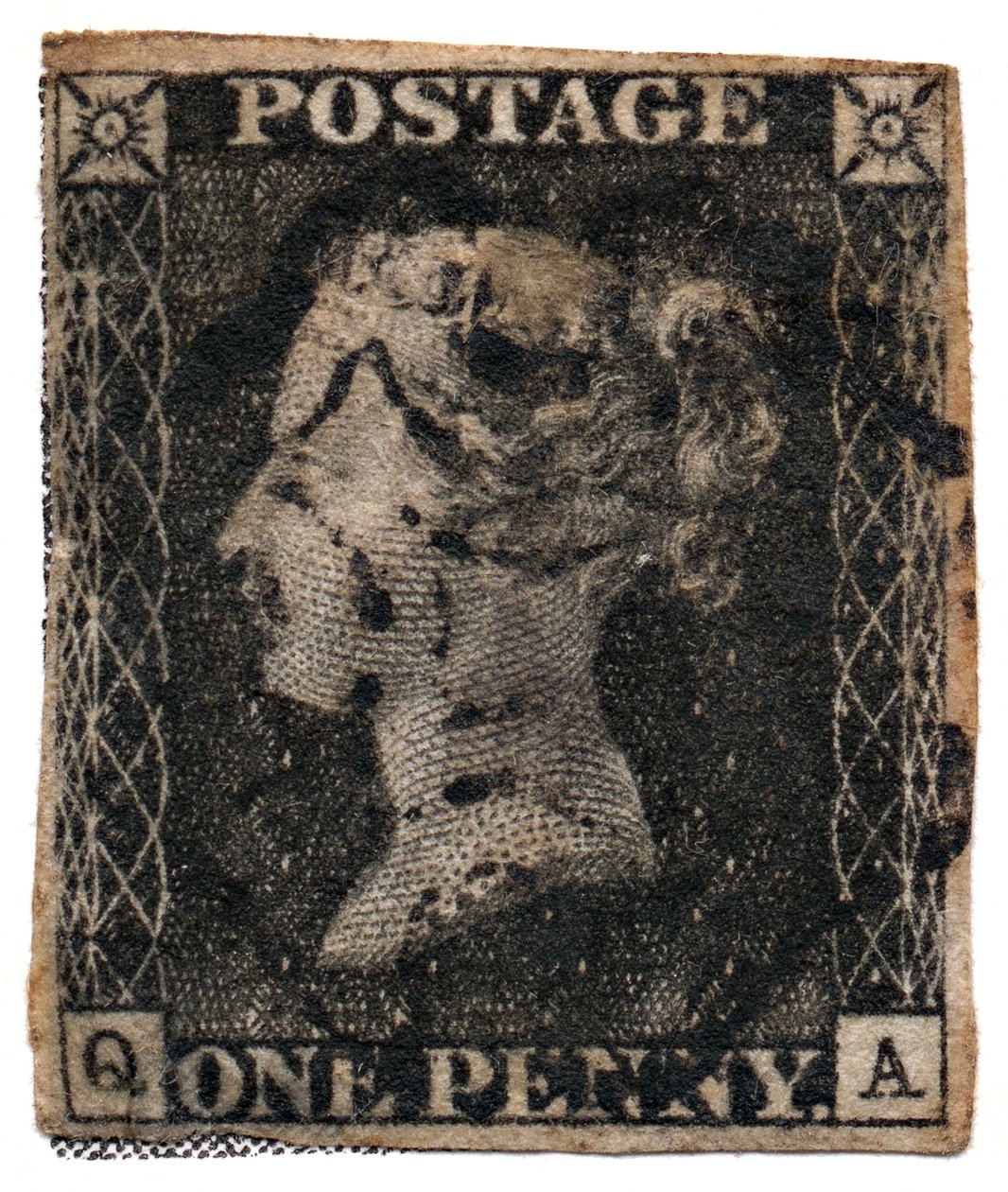 Penny Black c. 1840 (postzegel) door English School