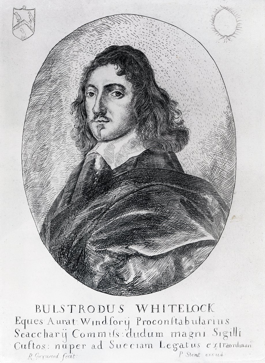 Portret van Bulstrode Whitelock door English School