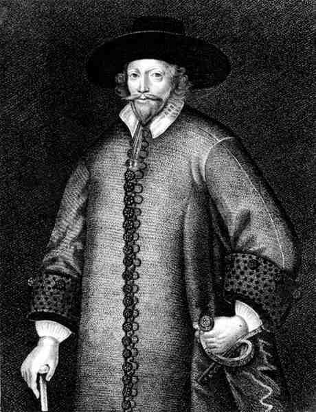 Portret van John Holles, eerste graaf van Clare (c.1564-1637) gegraveerd door R. Clamp (fl. 1789-1798) door English School