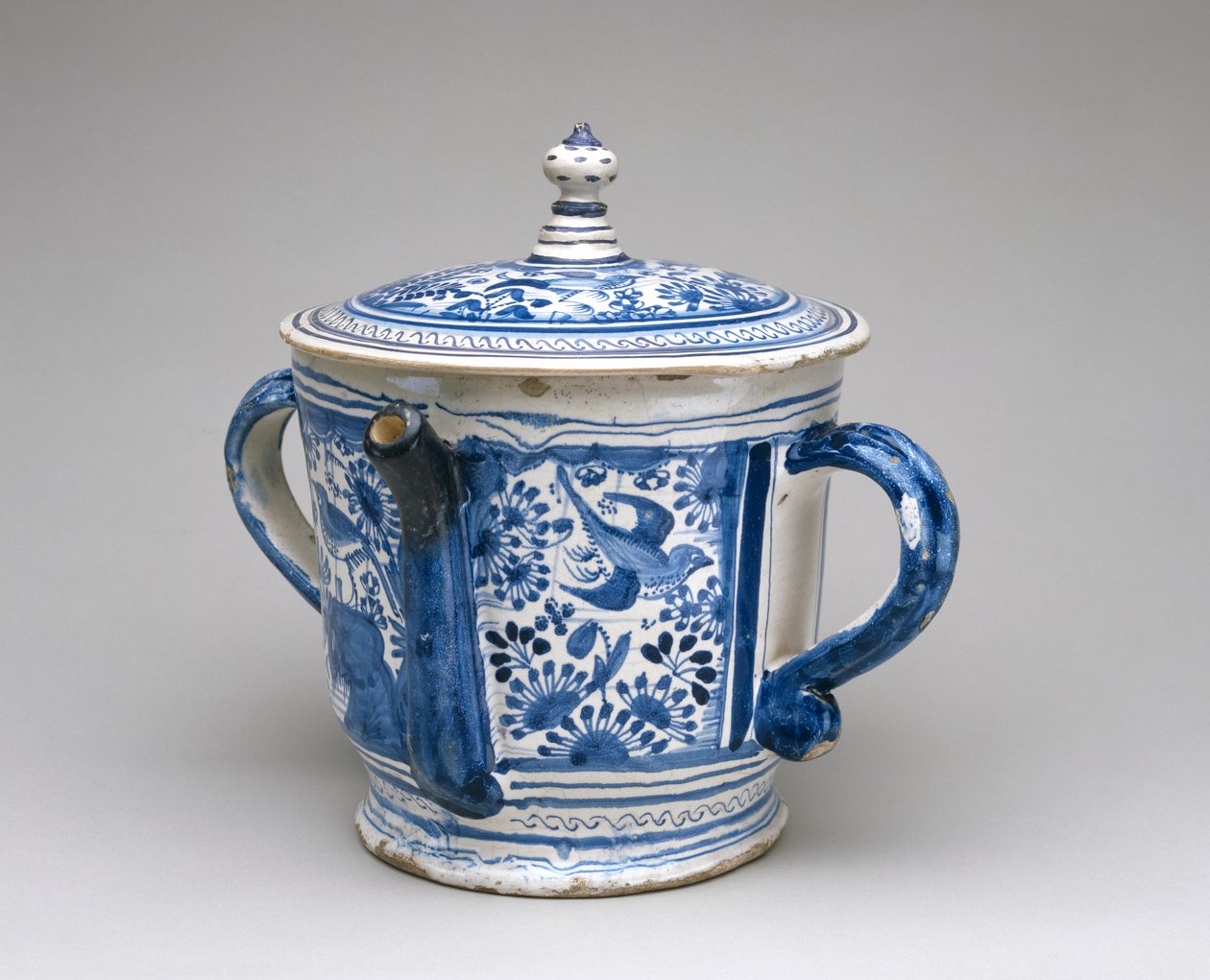 Posset Pot en Deksel, c.1632 door English School