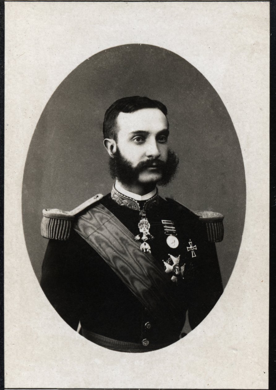 Portret van Alfonso XII van Spanje (1857-1885), Koning van Spanje door French Photographer