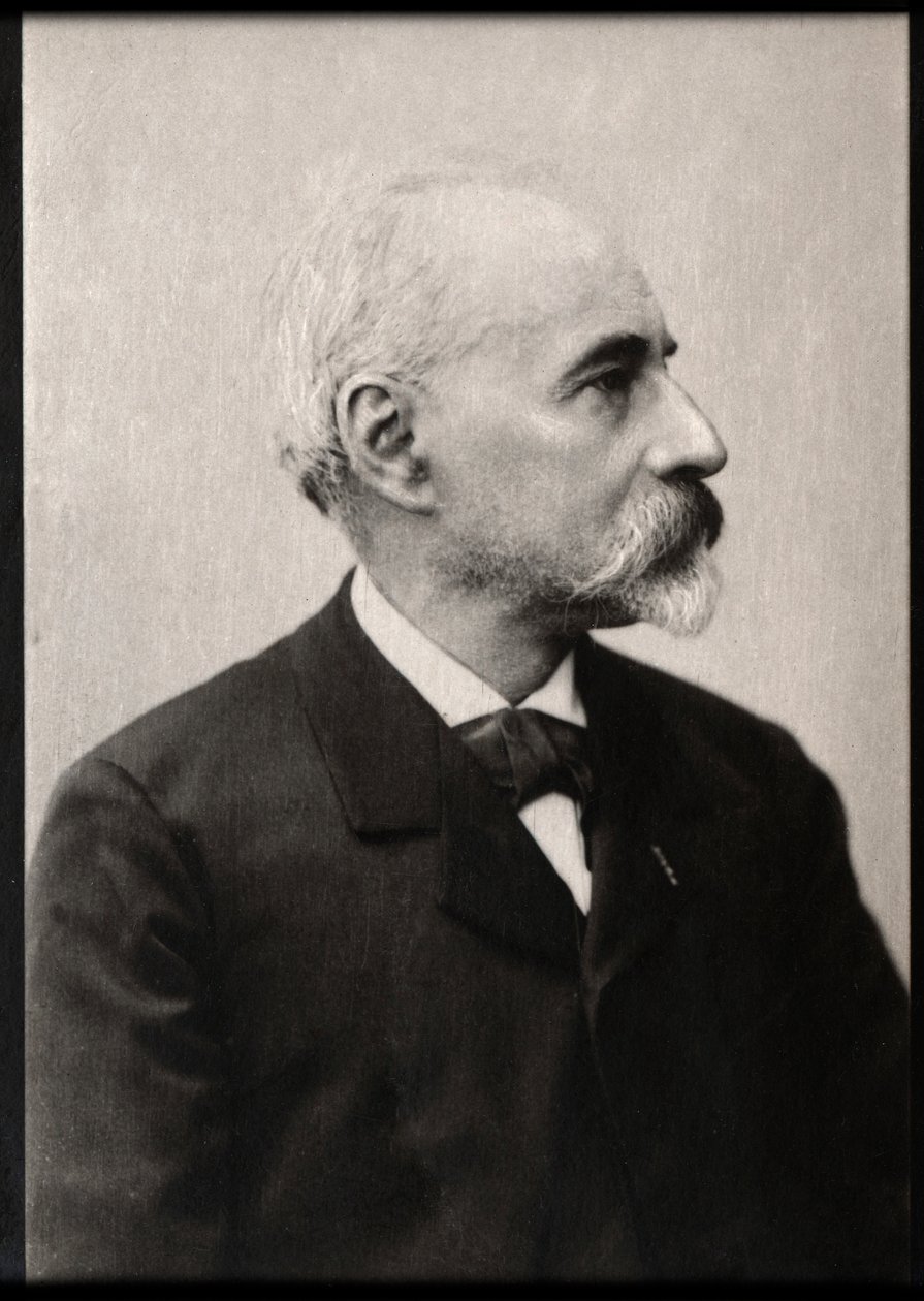 Portret van Andre Theuriet (1833-1907), Franse dichter en romanschrijver door French Photographer