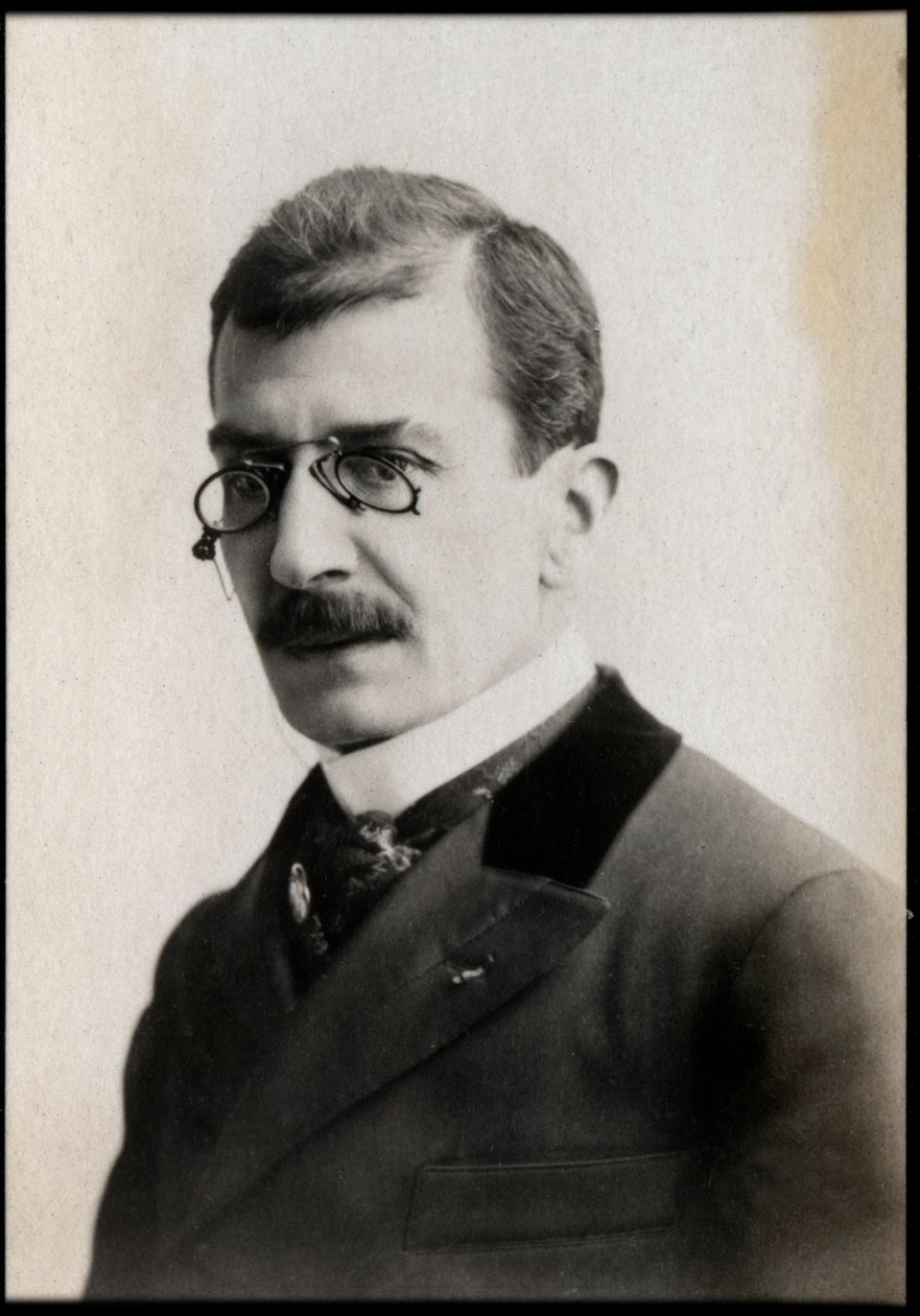 Portret van Ferdinand Brunetière door French Photographer