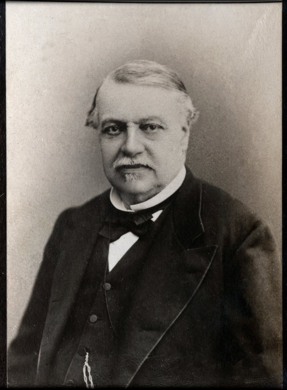 Portret van Leon Say (1826-1896), Franse staatsman en econoom door French Photographer
