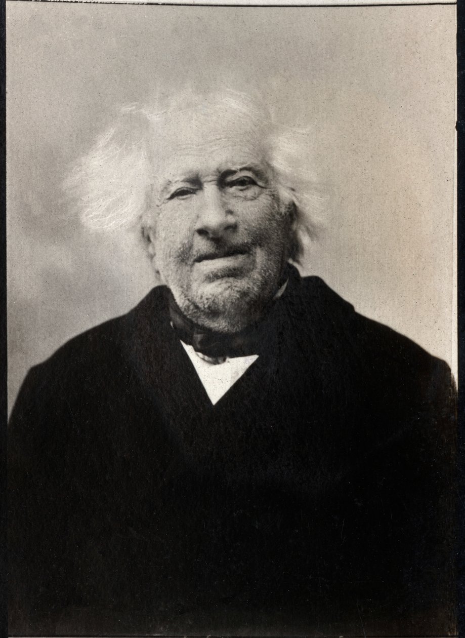 Portret van Michel Eugene Chevreul (1786-1889), Franse chemicus door French Photographer