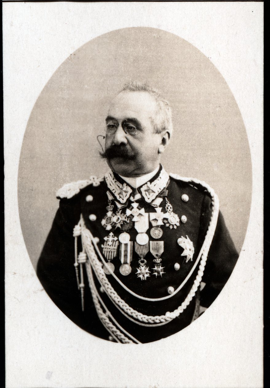 Portret van Oreste Baratieri (1841-1901), Italiaanse generaal door French Photographer