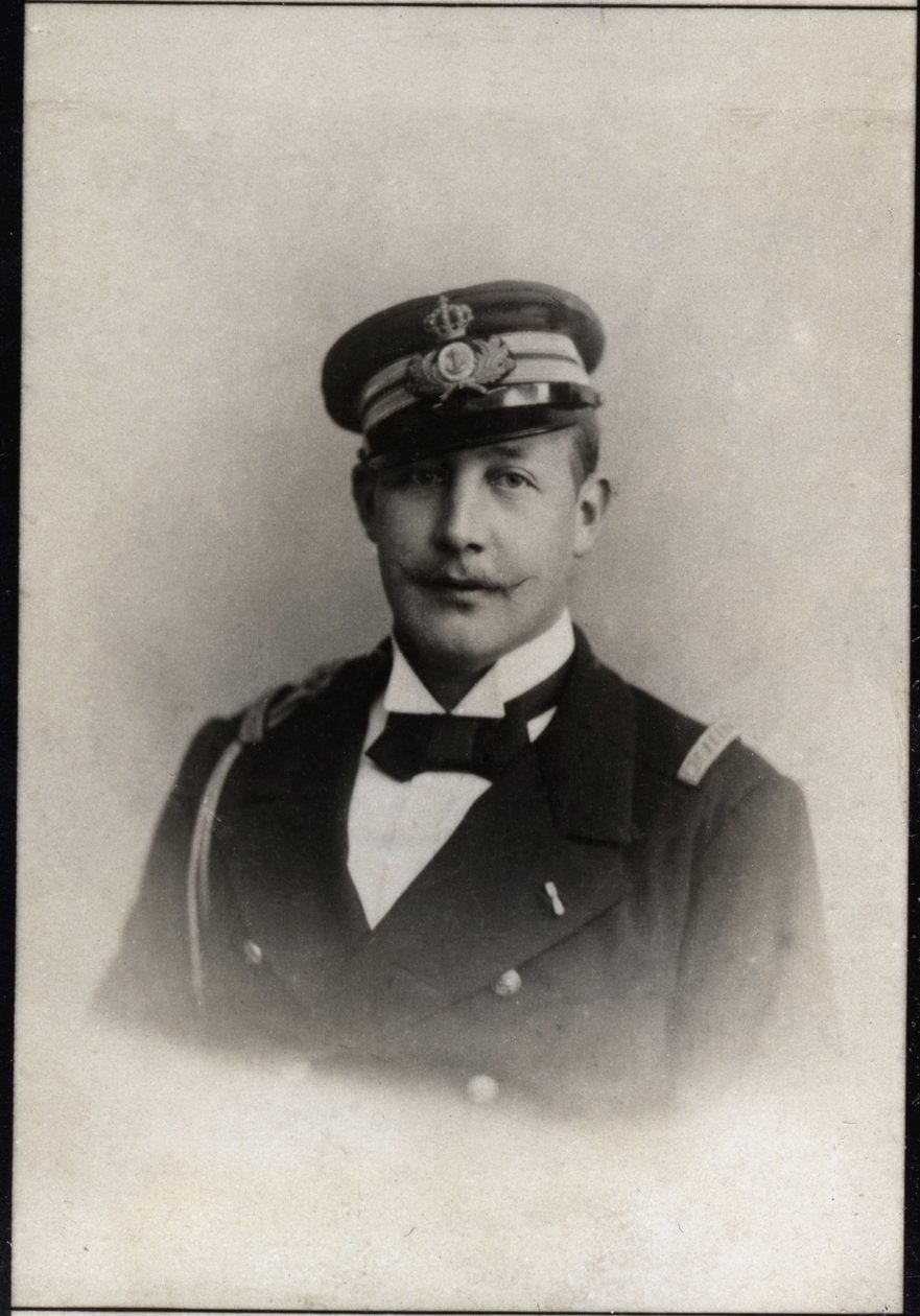 Portret van Prins George van Griekenland en Denemarken (1869-1957) door French Photographer