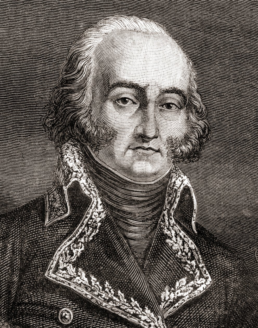 Jean-Baptiste Cyrus de Timbrune de Thiembronne, Graaf de Valence, uit Histoire de la Revolution Française door Louis Blanc door French School