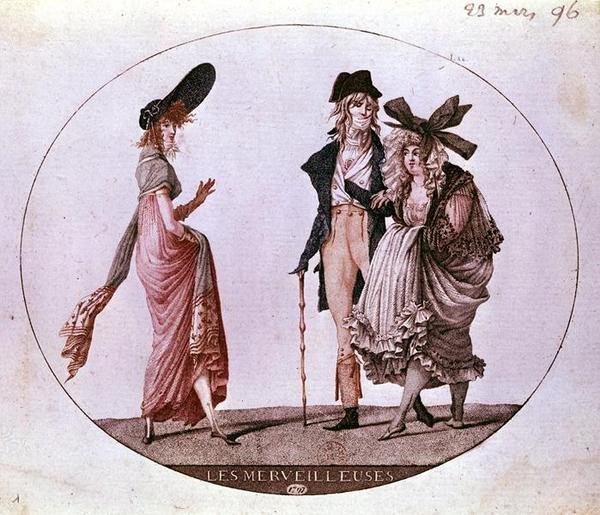 Les Merveilleuses, 23 maart 1796 door French School