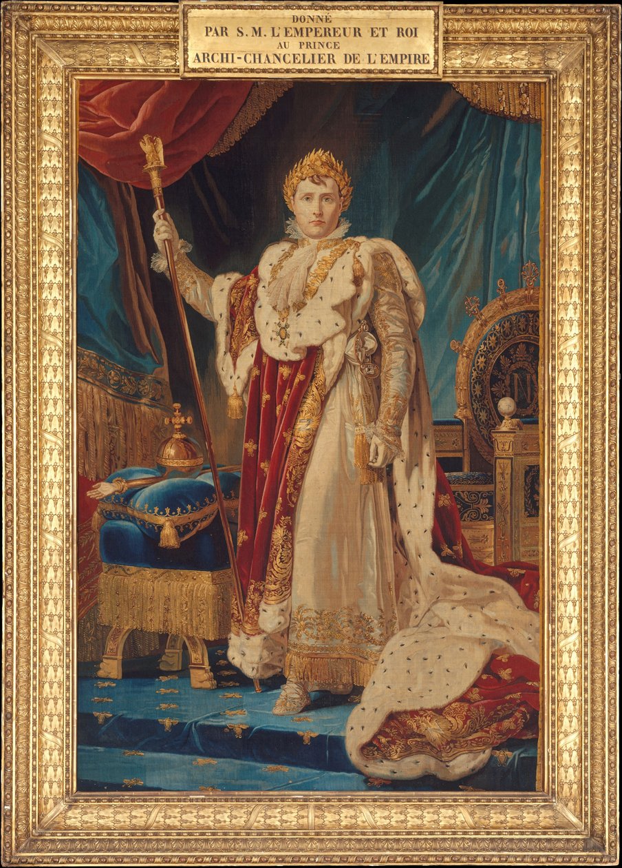 Portret van Napoleon I (1808-11) door French School