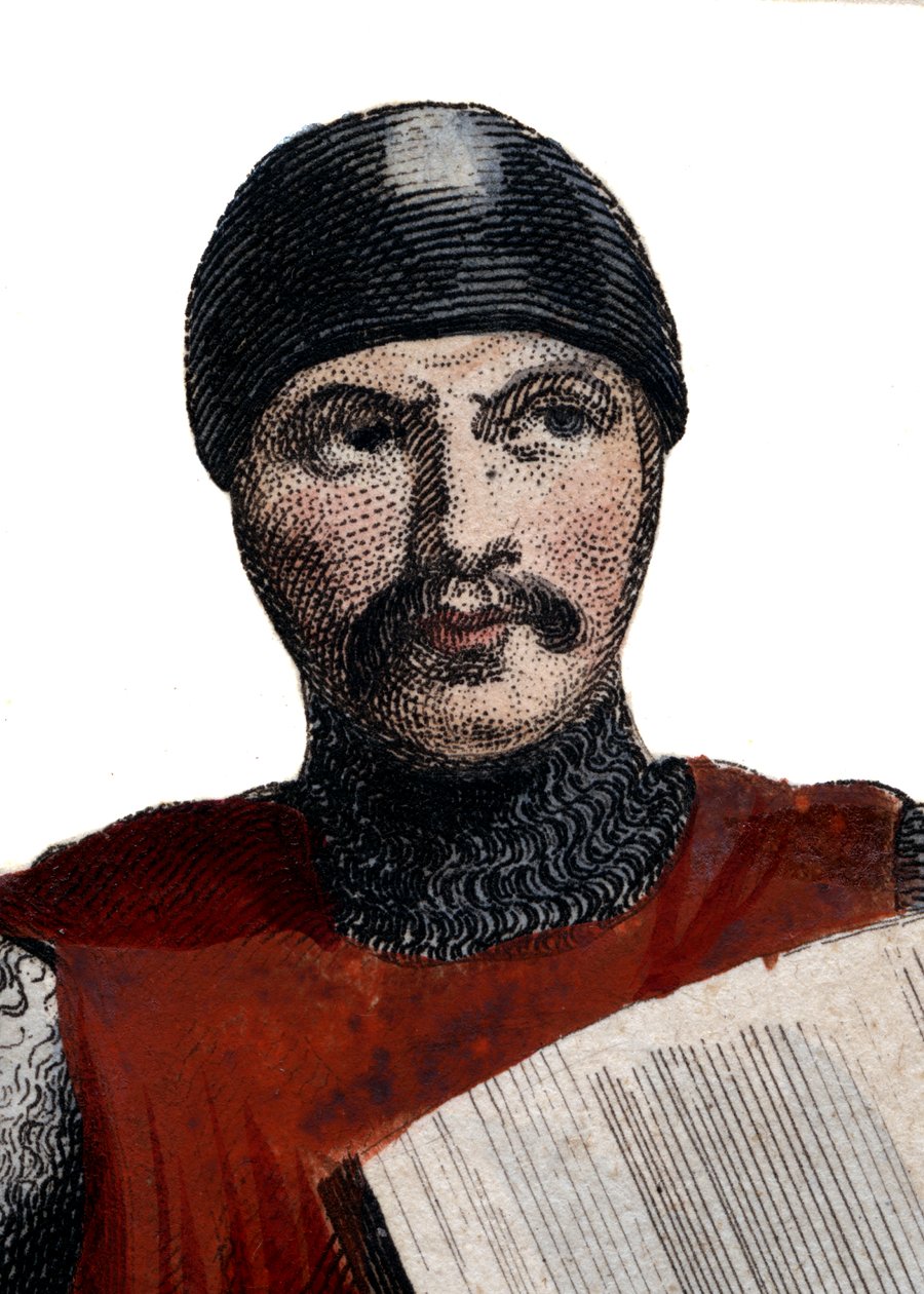 Portret van Robert IV de Sterke (Rutpert) (ca. 815-866), Graaf van Orleans door French School