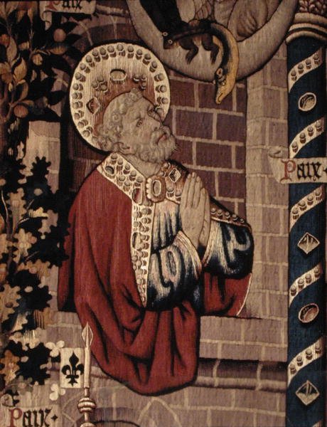 De visie van onreine dieren en St. Peter in gebed, uit Het leven van St. Peter door French School