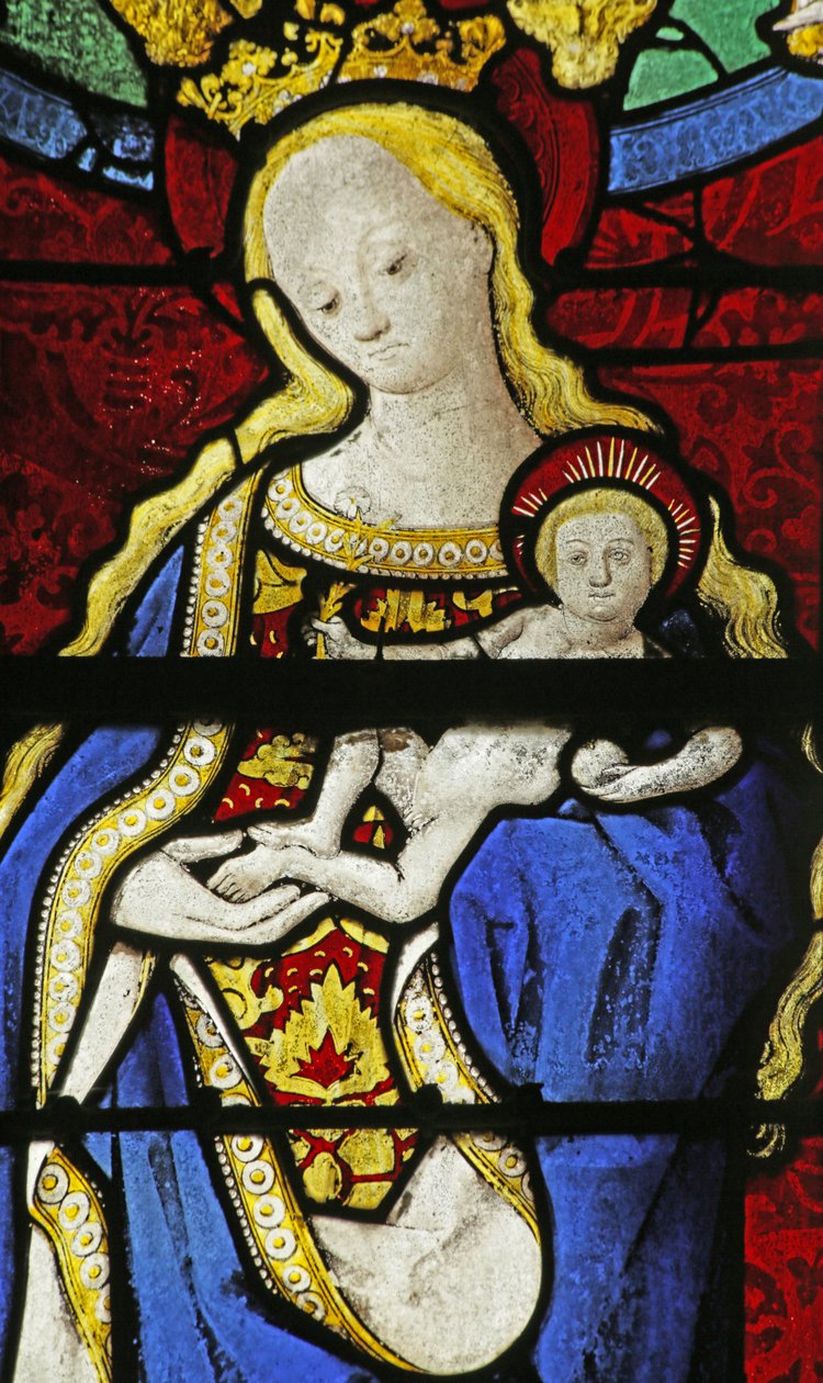Raam met de Maagd en Kind, ca. 1495 door French School