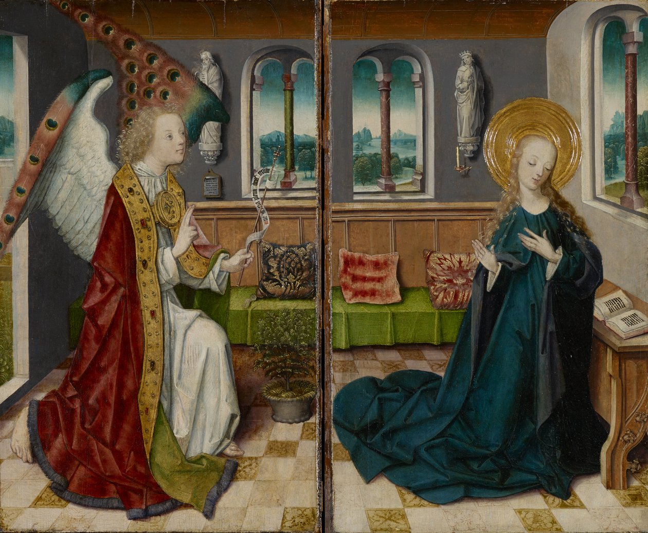 De Aankondiging, 1490 door German School