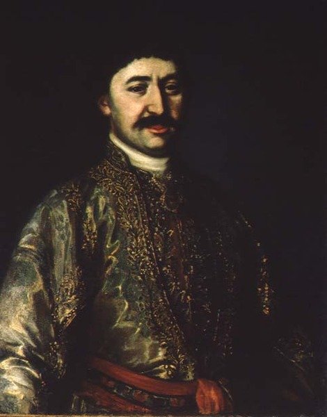 Portret van Prins Garsevan Chavchavadze door Russian School