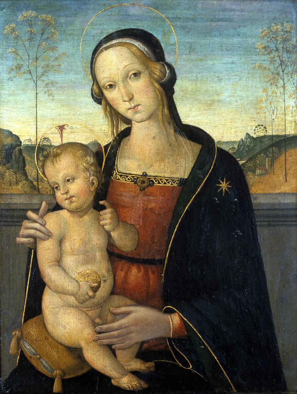 Madonna en Kind door Tiberio dAssisi