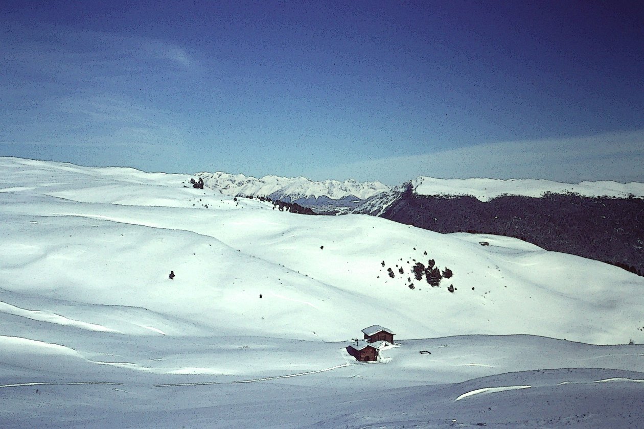 Sneeuw in de Alpen door Detlef B. Fischer