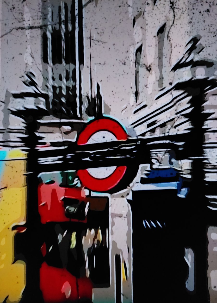 Metro Londen door Mavet